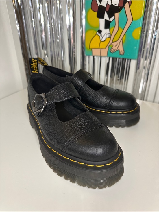 Dr. Martens Shoes - Dr. Martens - Addina Flower Buckle Platform